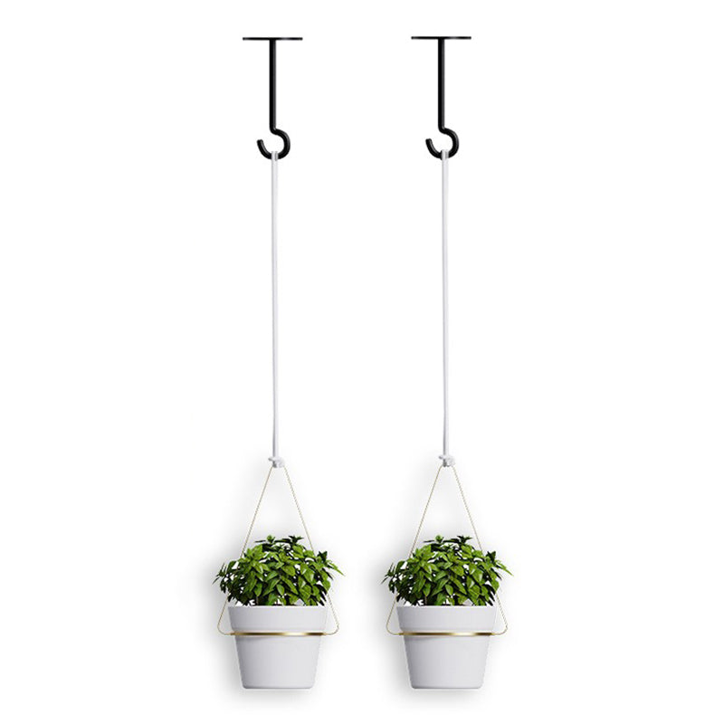 001-ZJY-ST2A ZJY-ST2 Detachable Hanging Flower Pots with Wall Hooks (2 Set) 001-ZJY-ST2A ZJY-ST2 Detachable Hanging Flower Pots with Wall Hooks (2 Set)